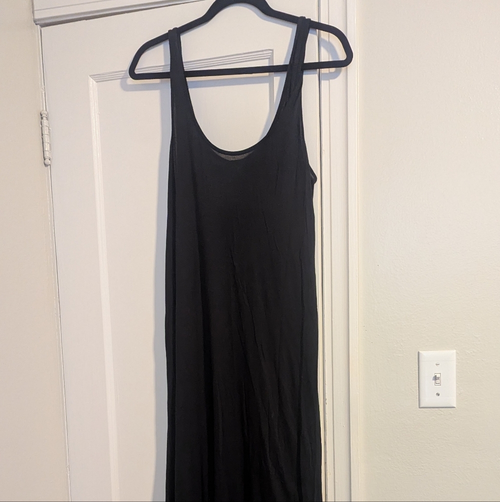 Topshop Black Maxi Dress